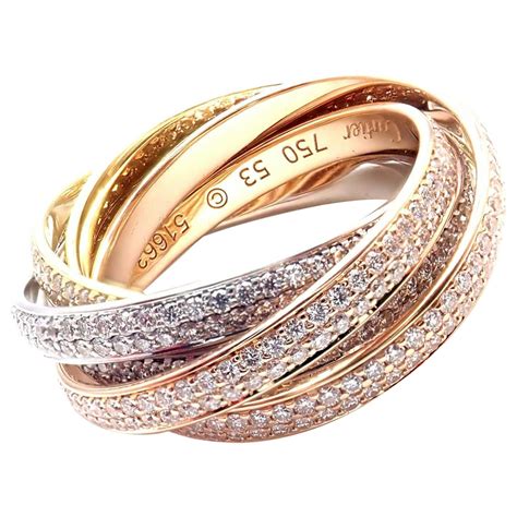 cartier band ring men|cartier 3 rings in one.